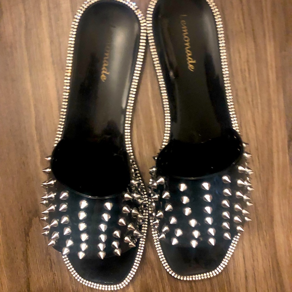 Spike studded and diamond slides